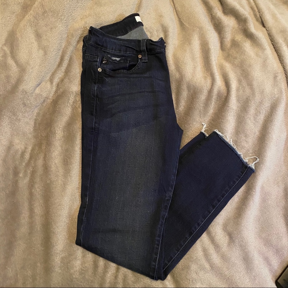 Kancan Raw hem skinny jeans